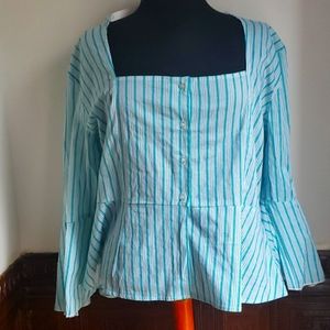 GRAND &GREENE Stripe Cotton Top L